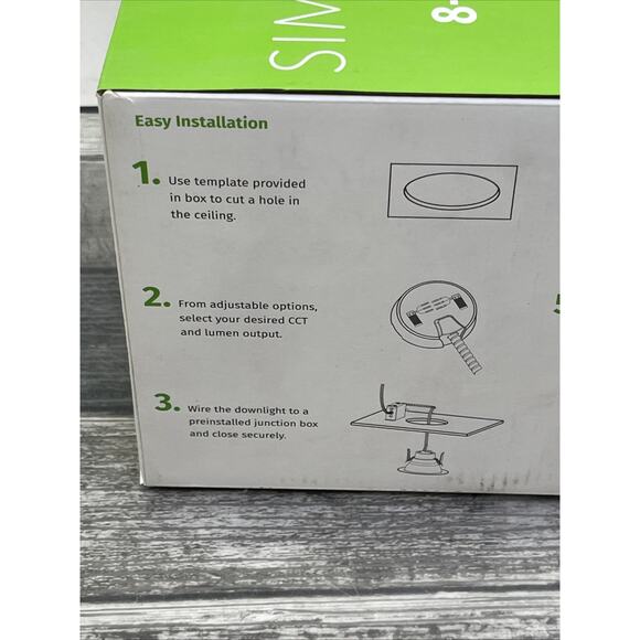 Simply Conserve 1-Light 8” LED Commercial Down Light, Adjustable. {C5}. - Picture 10 of 16